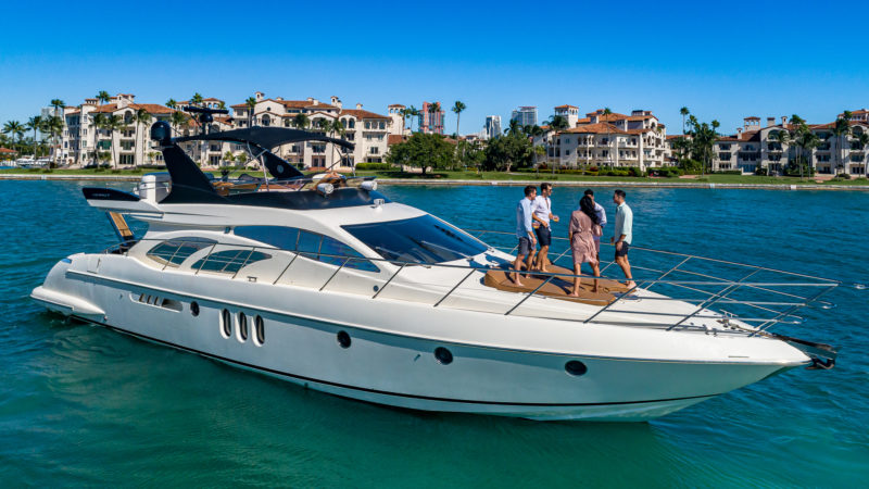 65ft Azimut Available for Rent in Miami for up to 13 people. No Hidden Fees. - Image 3