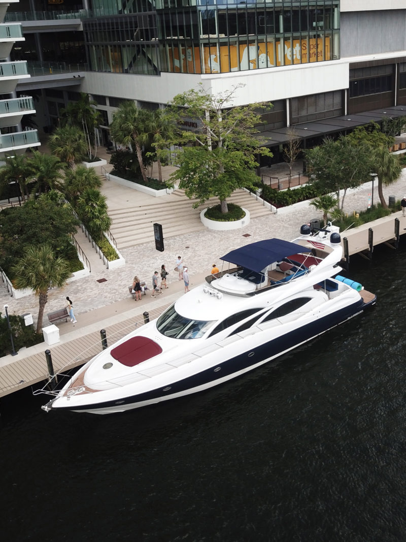 75ft Sunseeker Available for Rent in Miami Fl for up to 13 people. No Hidden Fees.