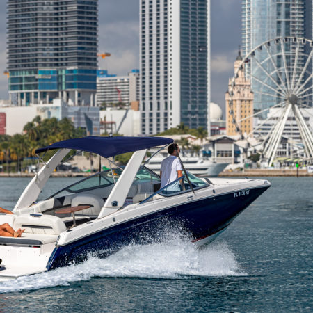 27ft Regal Available for Rent in Miami for up to 10 people. No Hidden Fees.