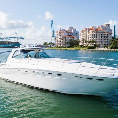 55ft Sea Ray Available for Rent in Miami for up to 13 people. No Hidden Fees.