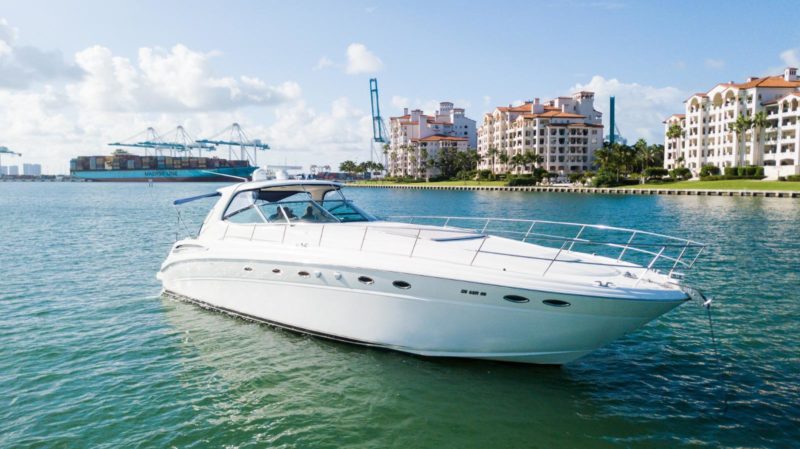 55ft Sea Ray Available for Rent in Miami for up to 13 people. No Hidden Fees.