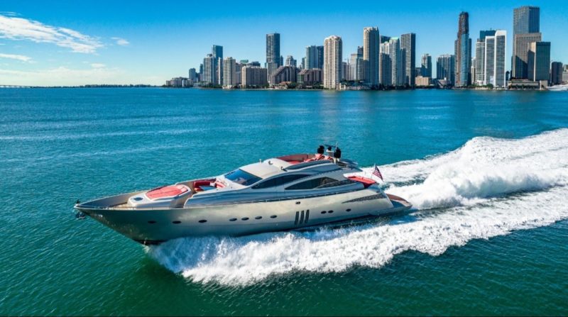 90ft Pershing Available for Rent in Miami for up to 13 people. No Hidden Fees.