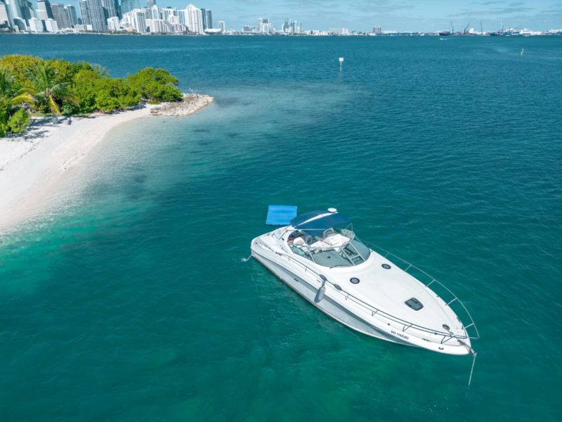 36ft Sea Ray Available for Rent in Miami  Fl for up to 12 people. No Hidden Fees.