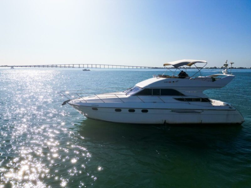 48 Ft Princes Yacht Available for Rent in Miami WITH 2 JET SKIS INCLUDED FOR ONE HRS EACH. No Hidden Fees. - Image 3
