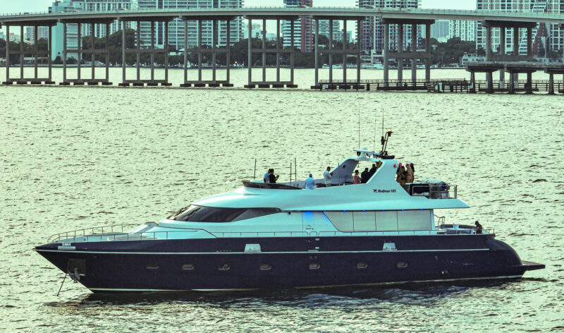 Rodman 110Ft  with Jacuzzi Available for Rent in Miami Fl for up to 13 Guest. - Image 9