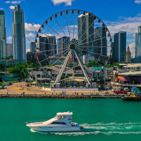 55Ft Sea Ray Flybridge  available In Miami Beach for rent for up to 13 Guest.