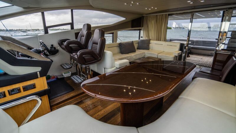 75 Ft New Luxurious Sunseeker Fly Bridge available in Miami for Rent for up to 13 Guest. - Image 6