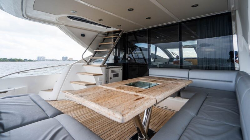 75 Ft New Luxurious Sunseeker Fly Bridge available in Miami for Rent for up to 13 Guest. - Image 15