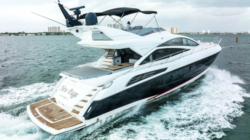 75 Ft New Luxurious Sunseeker Fly Bridge available in Miami for Rent for up to 13 Guest. - Image 4