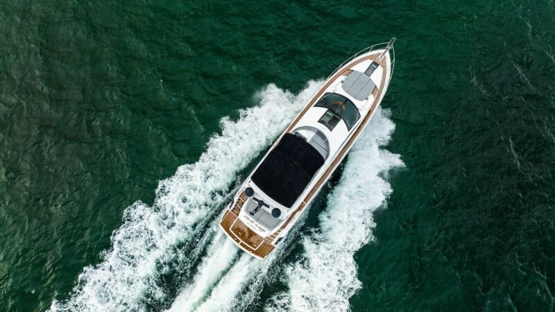75 Ft New Luxurious Sunseeker Fly Bridge available in Miami for Rent for up to 13 Guest.