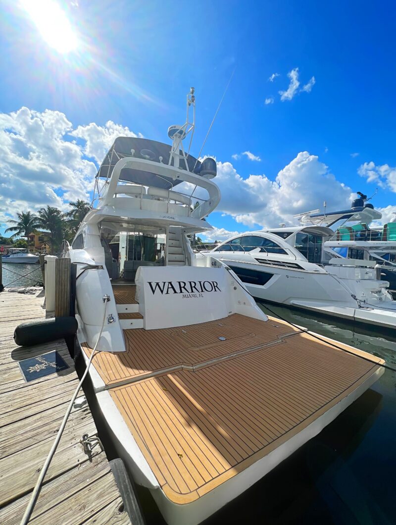 65Ft Aicon Warrior Available For Rent in Miami for up to 13 Guest. - Image 9