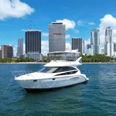 45 Ft Meridian Yacht available with 1 Jet ski included in Miami.